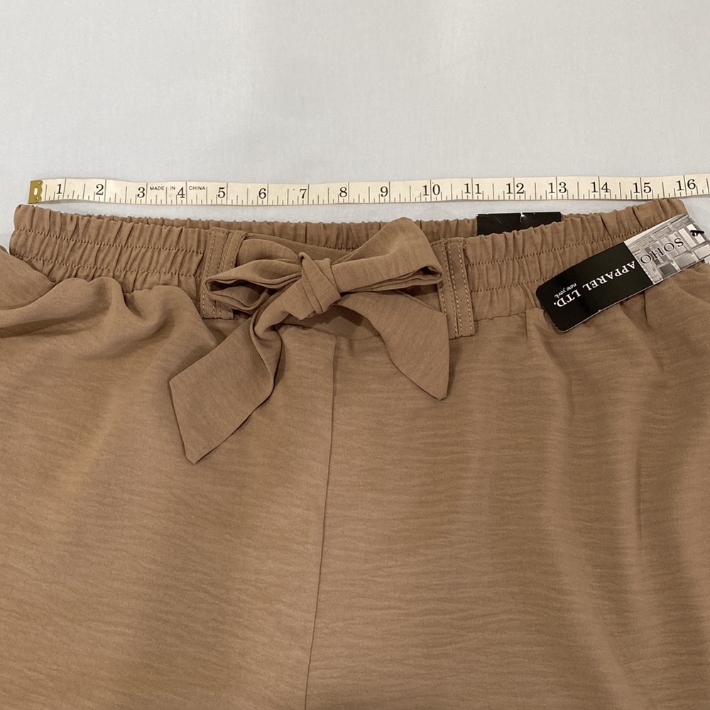 Soho Apparel Taupe Casual Trousers - Picture 4 of 6